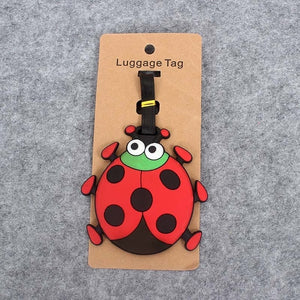 Animal Cartoon Silica Gel Suitcase ID Addres Holder Baggage