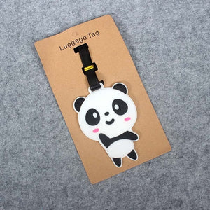 Animal Cartoon Silica Gel Suitcase ID Addres Holder Baggage