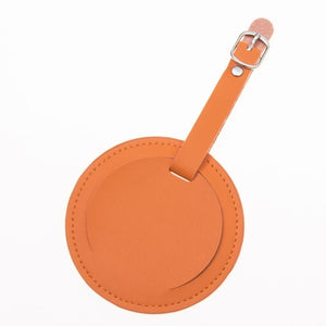 Leather Suitcase Round Luggage Tag Bag Pendant Handbag