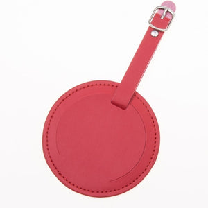 Leather Suitcase Round Luggage Tag Bag Pendant Handbag