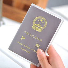 Load image into Gallery viewer, Passport Case, Clear Transparent Passport Cover