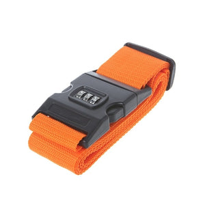 Adjustable Travel Luggage Password Lock Nylon Belt Strap Band Multicolor