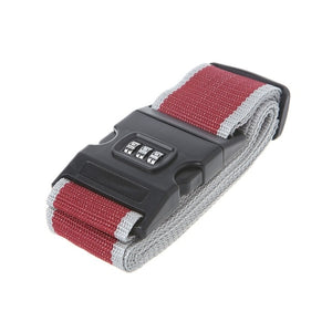 Adjustable Travel Luggage Password Lock Nylon Belt Strap Band Multicolor