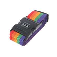 Load image into Gallery viewer, Adjustable Travel Luggage Password Lock Nylon Belt Strap Band Multicolor