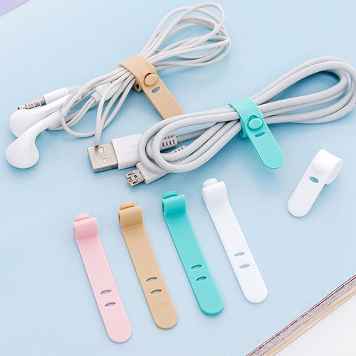 Silica Gel Cable Winder Earphone Protector