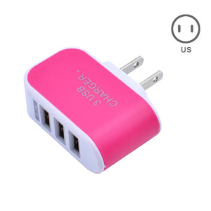 Plug Charger Station 3 Port USB Charge